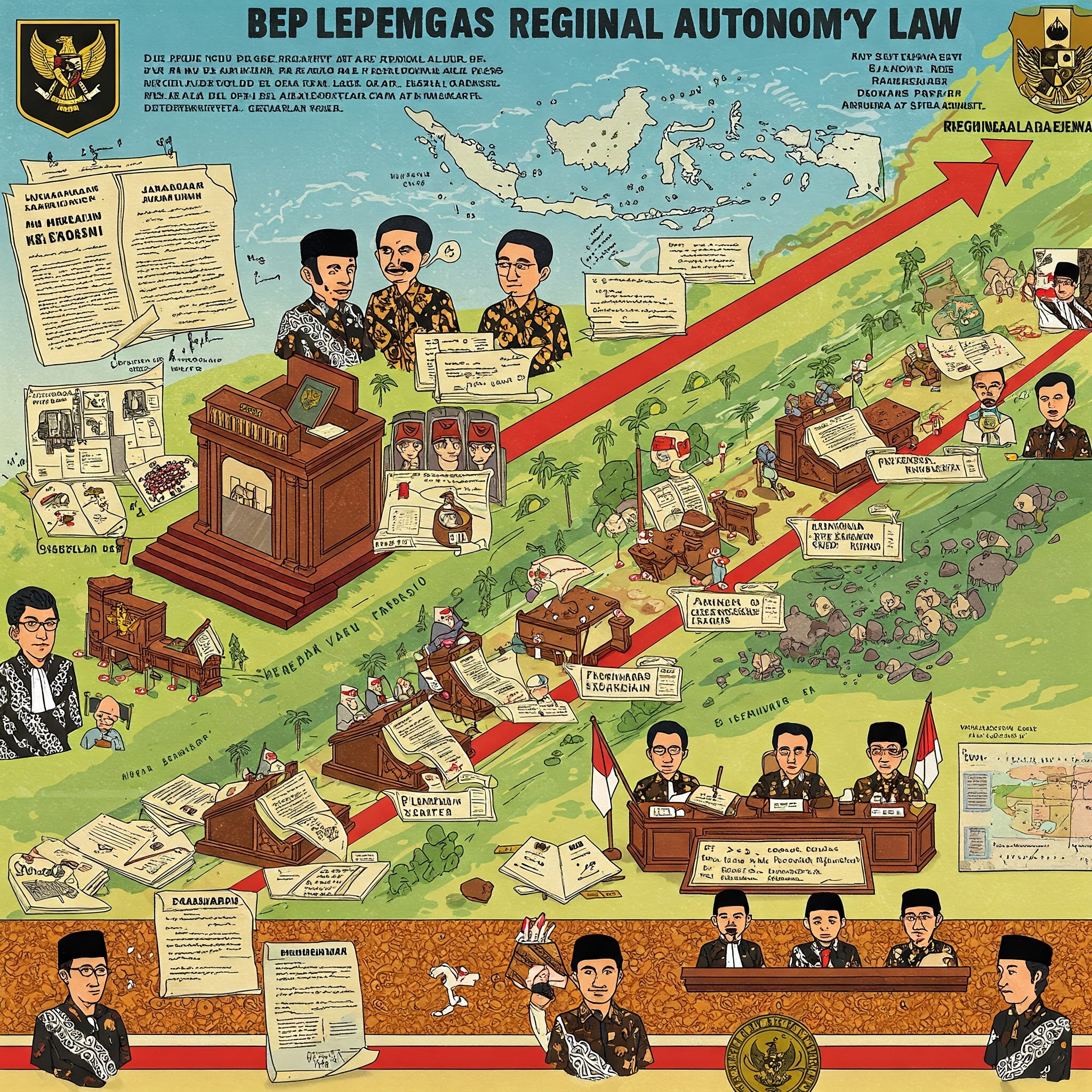 Historis Undang-Undang tentang Otonomi Daerah di Indonesia