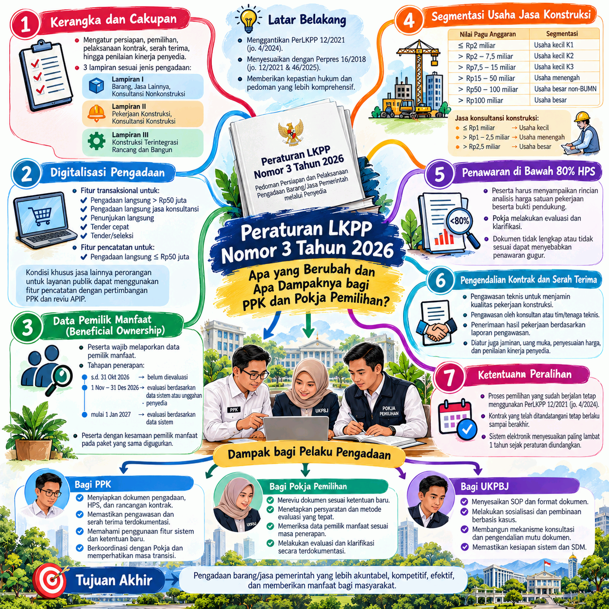 Peraturan LKPP Nomor 3 Tahun 2026: Apa yang Berubah dan Apa Dampaknya bagi PPK dan Pokja Pemilihan?