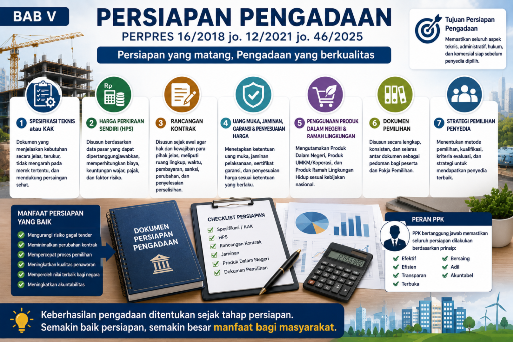 Persiapan Pengadaan Menentukan Kualitas Hasil Pengadaan