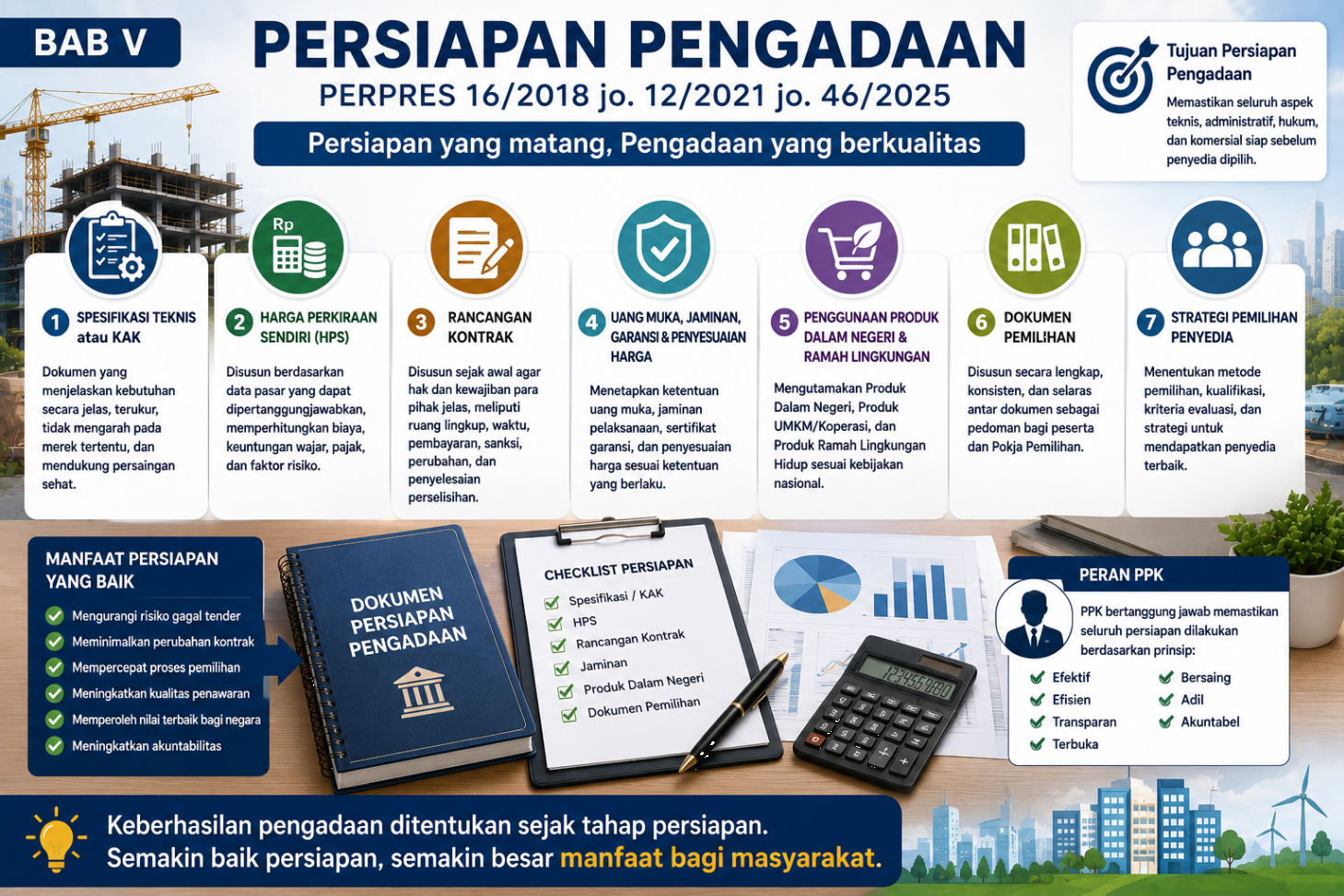 Persiapan Pengadaan Menentukan Kualitas Hasil Pengadaan